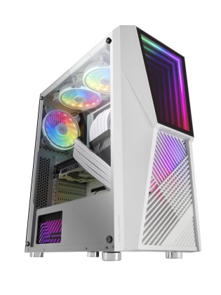 Mars Gaming MC777W computer case Bianco