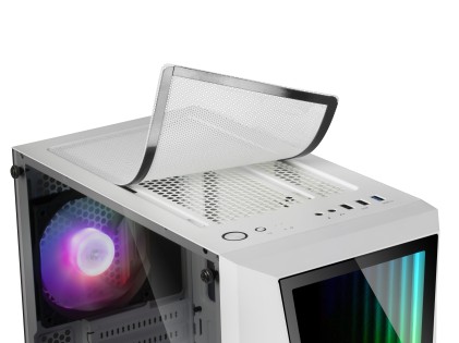 Mars Gaming MC777W computer case Bianco