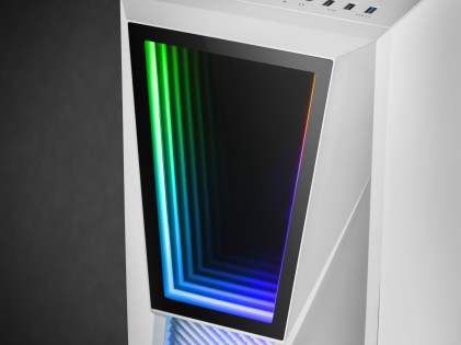 Mars Gaming MC777W computer case Bianco