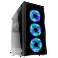 Mars Gaming MC7 Case Middle Tower ATX RGB Tempered Glass con Telecomando