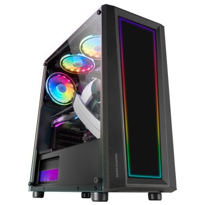 Mars Gaming MCART computer case Midi Tower Nero