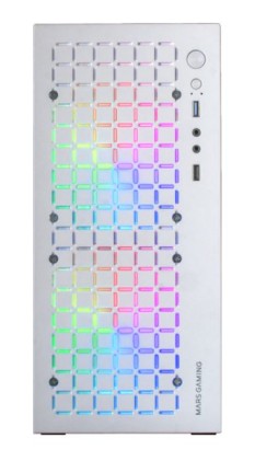 Mars Gaming MC-COREW Mini Tower Bianco