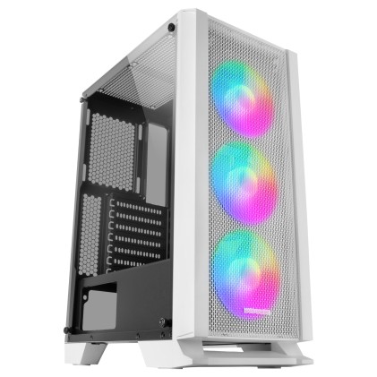 Mars Gaming MCCW computer case Midi Tower Bianco
