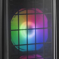 Mars Gaming MCDUO Compact Case MicroATX & Mini-ITX, 2 Ventole FRGB - Black