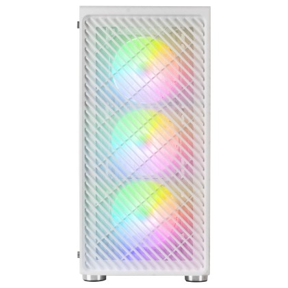 Mars Gaming MCFW computer case Midi Tower Bianco