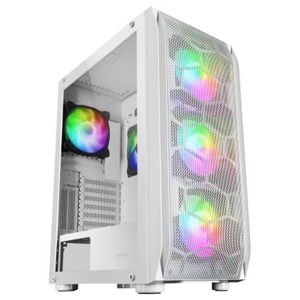 Mars Gaming MCKXW computer case Tower Bianco