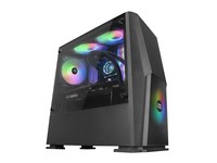 Mars Gaming MCONE Compact Case MicroATX & Mini-ITX ADVANCED RGB  - Black