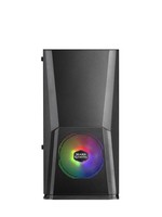 Mars Gaming MCONE Compact Case MicroATX & Mini-ITX ADVANCED RGB  - Black