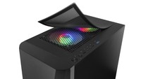 Mars Gaming MCONE Compact Case MicroATX & Mini-ITX ADVANCED RGB  - Black