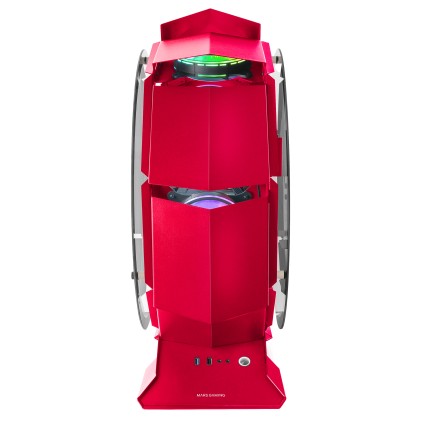 Mars Gaming MCORBR computer case Tower Rosso