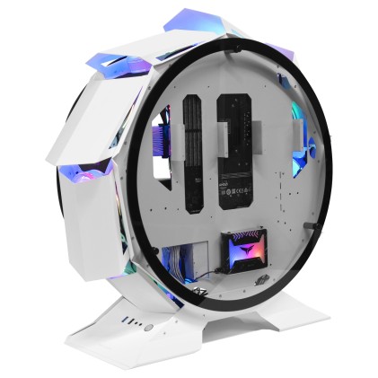 Mars Gaming MCORBW computer case Tower Bianco