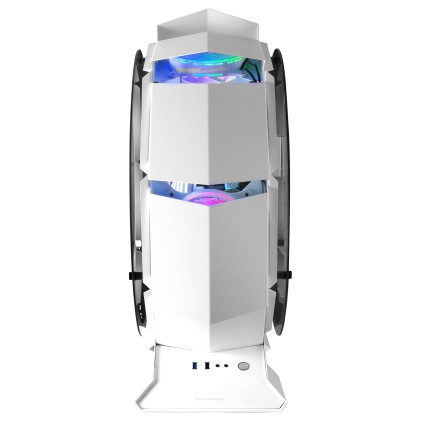 Mars Gaming MCORBW computer case Tower Bianco