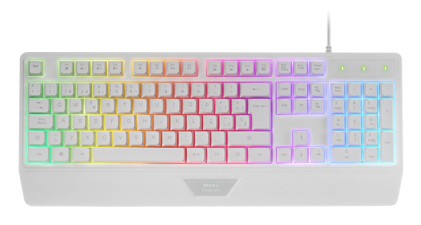 Mars Gaming MCP124PRO tastiera Mouse incluso USB QWERTY Spagnolo Bianco