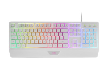 Mars Gaming MCP124W tastiera Mouse incluso USB AZERTY Francese Bianco