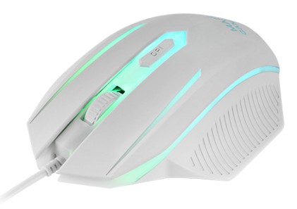 Mars Gaming MCP124W tastiera Mouse incluso USB QWERTY Portoghese Bianco