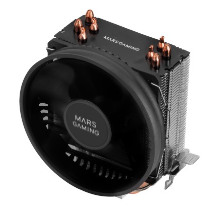 Mars Gaming MCPUBK sistema di raffreddamento per computer Processore Dissipatore di calore/Radiatore 11 cm Nero 1 pz