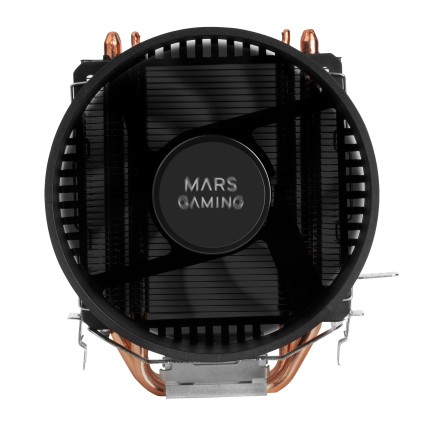 Mars Gaming MCPUBK sistema di raffreddamento per computer Processore Dissipatore di calore/Radiatore 11 cm Nero 1 pz