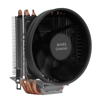 Mars Gaming MCPUBK sistema di raffreddamento per computer Processore Dissipatore di calore/Radiatore 11 cm Nero 1 pz