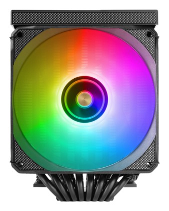 Mars Gaming MCPU-LCDPRO Disipador CPU - Potencia TDP hasta 380W - 8 Tubos - 2 Ventiladores PWM FDB de 120mm - 2300rpm - Pantalla LCD - Iluminacion ARGB - 120x118x158mm - Color Negro