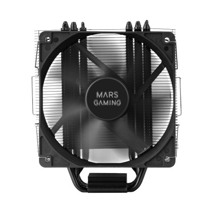Mars Gaming Ventola CPU da 120 mm con dissipatore di calore - Fino a 200 W - Max. 1600 giri/min - 6 tubi di calore