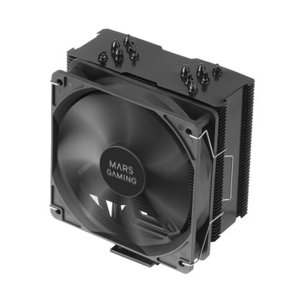 Mars Gaming Ventola CPU da 120 mm con dissipatore di calore - Fino a 200 W - Max. 1600 giri/min - 6 tubi di calore