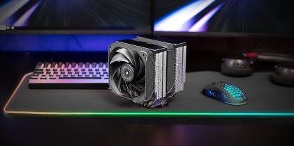 Mars Gaming MCPUXU9 Disipador CPU - Doble torre - Ventiladores hibridos ultrasilenciosos - 9 heatpipes de cobre - HCT Ultra hasta 400W TDP - Negro - Color Negro