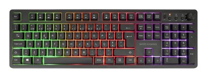 Mars Gaming MCPWXPT tastiera Mouse incluso Wireless a RF + USB QWERTY Portoghese Nero