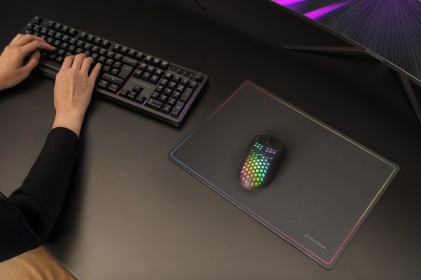 Mars Gaming MCPWXPT tastiera Mouse incluso Wireless a RF + USB QWERTY Portoghese Nero