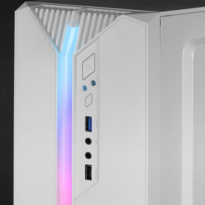Mars Gaming MCS1W computer case Mini Tower Bianco