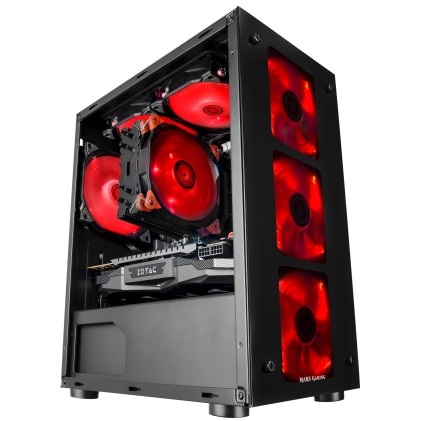 Mars Gaming MCT Case Micro Atx Full RGB Black con Controller