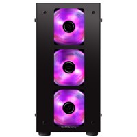 Mars Gaming MCT Case Micro Atx Full RGB Black con Controller