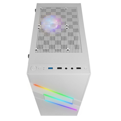 Mars Gaming MCU3W computer case Tower Bianco