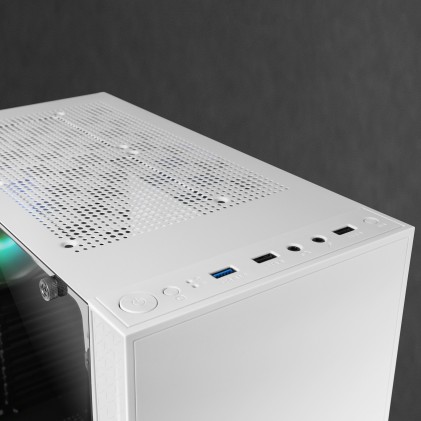 Mars Gaming MCU3W computer case Tower Bianco