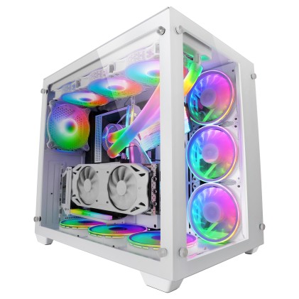 Mars Gaming MCV3W computer case Tower Bianco