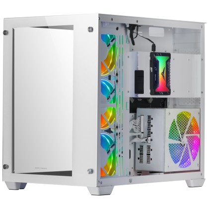 Mars Gaming MCV3W computer case Tower Bianco