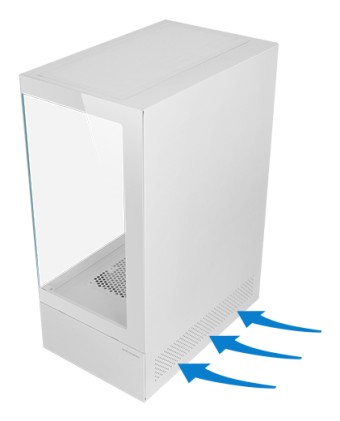 Mars Gaming MC-XOW Midi Tower Bianco