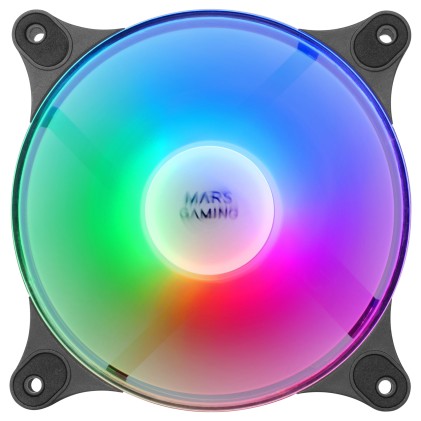Mars Gaming MFDUO sistema di raffreddamento per computer Case per computer Ventilatore 12 cm Nero