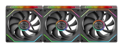 Mars Gaming MF-LINKFINITYKIT2 Case per computer Ventilatore 12 cm Nero 3 pz