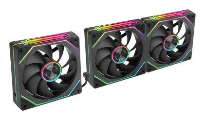 Mars Gaming MF-LINKFINITYKIT2 Case per computer Ventilatore 12 cm Nero 3 pz
