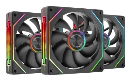 Mars Gaming MF-LINKFINITYKIT2 Case per computer Ventilatore 12 cm Nero 3 pz