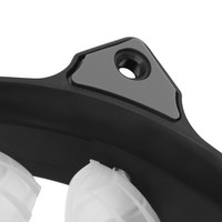 Mars Gaming MFRGBKIT Kit composto da 3 Ventole RGB da 120mm, telecomando incluso