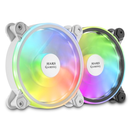 Mars Gaming MFX Case per computer Refrigeratore 12 cm Bianco