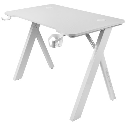 Mars Gaming MGD100RGBW scrivania per computer Bianco