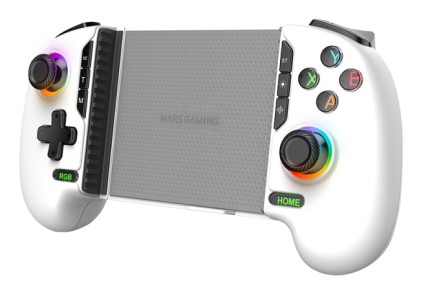 Mars Gaming MGPXPRO Bianco Bluetooth/USB Gamepad Analogico/Digitale Android, PC, PlayStation 4, Nintendo Switch 2