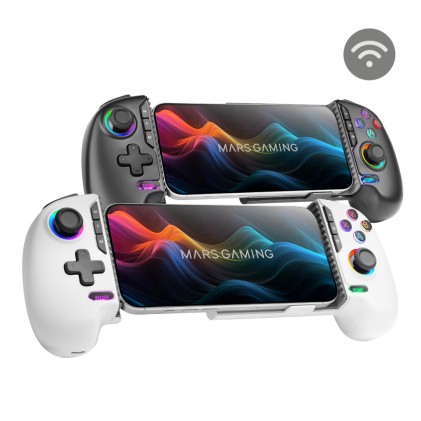 Mars Gaming MGPXPRO Bianco Bluetooth/USB Gamepad Analogico/Digitale Android, PC, PlayStation 4, Nintendo Switch 2