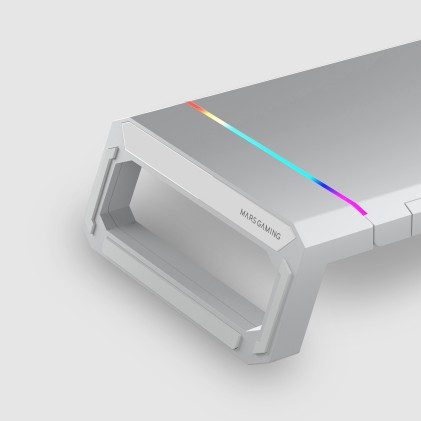 Mars Gaming MGSONEW Supporti a parete per TV Scrivania Bianco