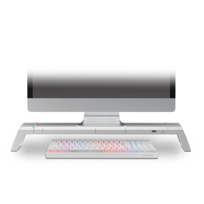 Mars Gaming MGSONEW Supporti a parete per TV Scrivania Bianco