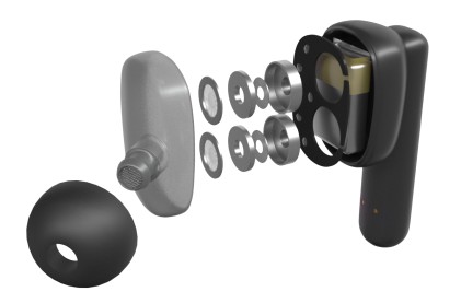 Mars Gaming TWS Auricolare Wireless In-ear Musica e Chiamate USB tipo-C Bluetooth Nero