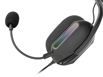 Mars Gaming MH-PRO Auricolare Cablato A Padiglione USB tipo A Nero