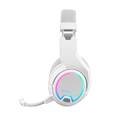 Mars Gaming MHW-100 Auricolare Con cavo e senza cavo A Padiglione USB tipo-C Bianco